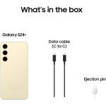 SAMSUNG Galaxy S24+ Plus Cell Phone, 256GB AI Smartphone, Unlocked Android US Version 2024, Amber Yellow (Used)